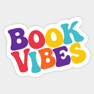 Colorful Book Vibes Sticker